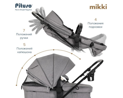 Коляска-трансформер Pituso Mikki 2в1